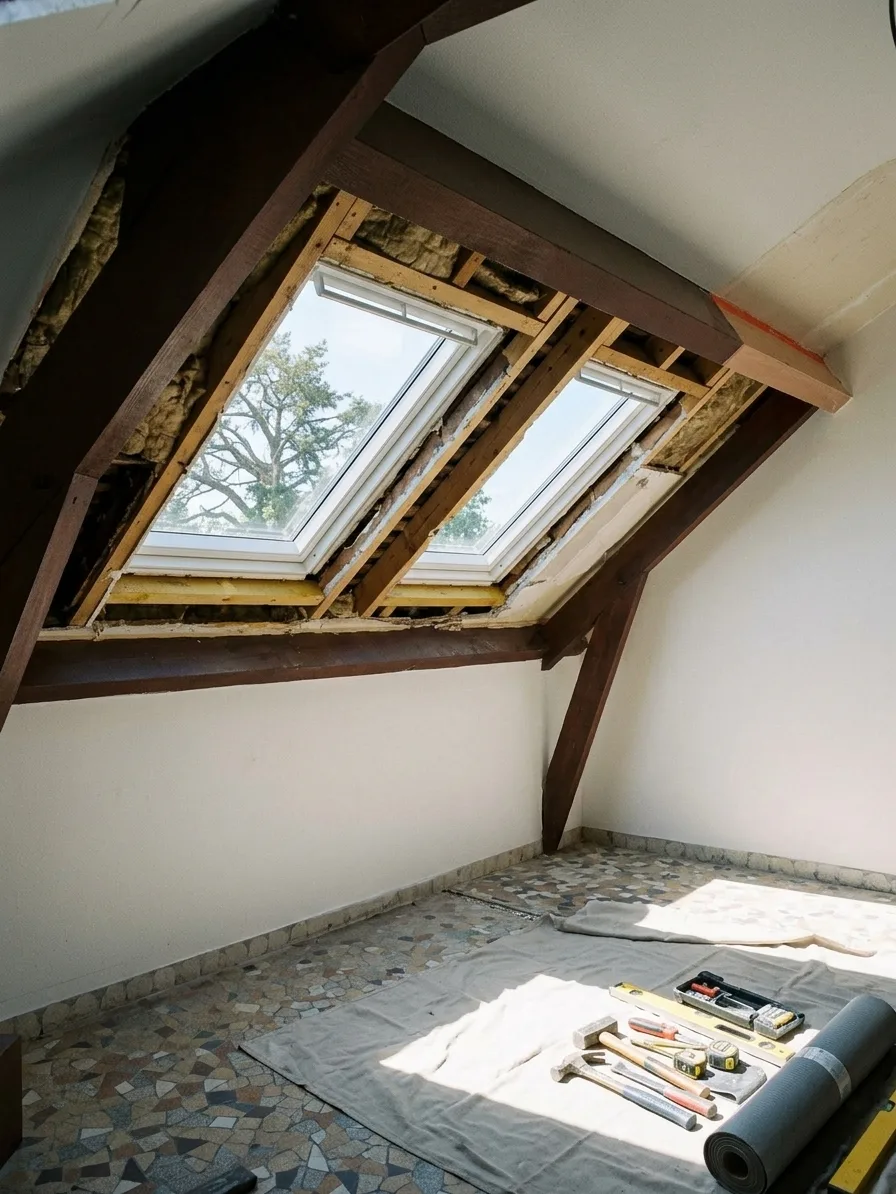 Installation de fenêtres de toit à Melun