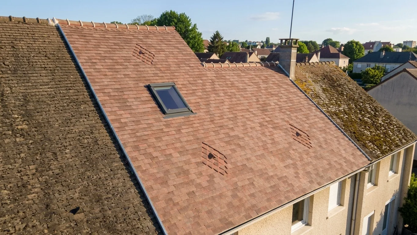 Réfection complète de toiture à Melun Réfection complète de toiture à Melun